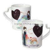 Heart Ceramic Color Mug Set of 2 thumbnail-1