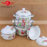 Promotional Custom Logo Enamel Cookware, Wholesale Enamel Pot thumbnail-1