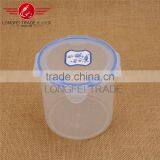 Eco-friendly 4pcs Cylindrical Plastic Preservation Box /crisper Food Storage Box thumbnail-3