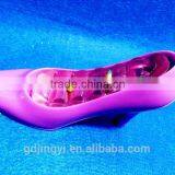 Acylic Pure Color Craft Heels Shoes Wedding Gift Supplier thumbnail-3