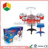 New Arrival Plastic Toy Musical Instrument Jazz Drum Set thumbnail-1