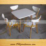 2017 Modern Furniture Elegant Hot Solid Wood Restaurant Furniture Table Chair Set thumbnail-3