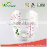 WCJ533 New Design Kitchen Measuring Cup, Plastic Material PS 600 ml Good Quality thumbnail-2