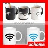 UCHOME 2017 Factory Sell Battery Thermokruzhkus Mug Black Color Chang Battery Mug thumbnail-6
