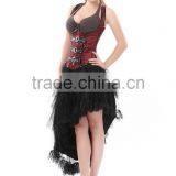 2015 Newest Style Seamless Conjoined One Set Body Shaping Corset With Long Skirt thumbnail-2