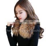 Collar-R2 Hot Selling Garment Fashion Accessories Detachable Raccoon Fur Collar thumbnail-3