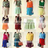 2015 Latest Hot Sell Fashion Popular Girls Chiffon Mature Women Short Skirt thumbnail-1