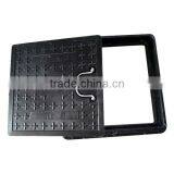 Black Fiberglass Manhole Cover Square thumbnail-2