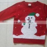 High Quality Christmas Sweater Knitting Patterns Lovely Girls(BKN5319) thumbnail-1