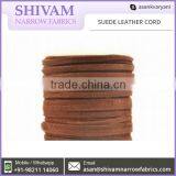 Industry Standard Followed Sueded Leather Cord from Top Exporter