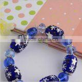 Handmade Small Cooper Beads Wraps Leather Bracelets Mens Halloween Metal Beads Leather Braid Bracelets for 2016 Promotional Gift thumbnail-2