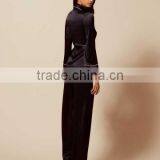 Logo Embroidered Bridal Robe Custom Color Smooth And Soft Artificial Silk Pyjama Contrast Piping Satin Sleepwear thumbnail-4