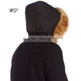 Custom Winter Plain Wool Utility Hooded Coat and Jacket thumbnail-4