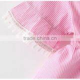 One Year Old Female Baby Dress Children Dresses 2017 Short Sleeve Princess Dress Vest Skirt Match Ruffled Bloomer thumbnail-5