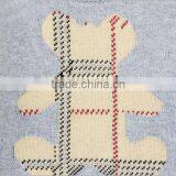 Cartoon Bear Jacquard Boys Crewneck Knitted Sweater thumbnail-4