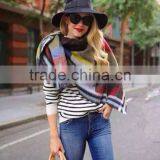 The New Bump Color Bevel Thickening Tassel Burrs Scarves Cloth Grid and Long Big Shawl thumbnail-6