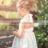 Flower And Tree Embroidery Design Girls' Dress Child Clothes Baby Girl Frocks thumbnail-2