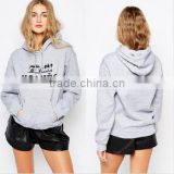 2015 fashion design women cheap fleece hoodie