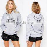 2015 Fashion Design Women Cheap Fleece Hoodie thumbnail-1