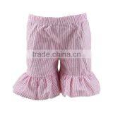 2017 Seersucker Ruffle Shorts Wholesale Baby Ruffle Shorts Girl Shorts thumbnail-6