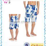 Men's Woven Metallic Flower Swimming Short Pants thumbnail-1