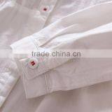 Wholesale Blank White Girl Shirt Blouse Long Sleeves Baby Kids Shirt thumbnail-3