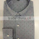 Latest Design Grey Dotted High Quality Shirts thumbnail-1