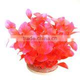 2016 Hot Sale Newest Aquarium Fish Tank Decoration Plastic Red Purple Plants Artificial Plants Grass Flower Ornament thumbnail-4