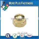 Made in Taiwan Aluminum Colored Stainless Steel Colored Dome Nut thumbnail-4