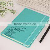 Wholesale A6 PU Cover Custom Printing Logo Office Business Notebook thumbnail-3