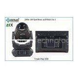 Two Gobo Wheel 280W 10R Spot Beam Wash Moving Head Stage Lights 8000K Cold White thumbnail-1