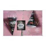 200ml Plastic Lid Disposable Ice Cream Cups Paper With Cone Shape