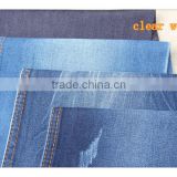Cotton polyester spandex denim fabric for jeans