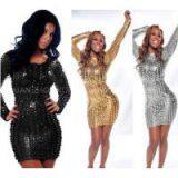 SEQUIN BODYCOND RESS