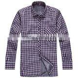 New Plaid Check Mens Long Sleeves Shirts Formals Dress Shirts Business Shirts Button Downed Custom Labelled Dress Casual Shirts thumbnail-4