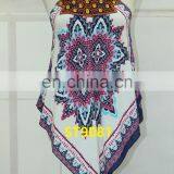 African Dashiki Ethnic Cotton Print Sleeveless Shirts thumbnail-1