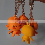 Custom cheap and nice 3D rubber soft pvc high quality promotional keychain