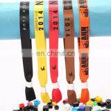 Cheap Custom Festival Wristbands Bracelets Cloth Woven Wristband thumbnail-2