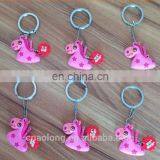 2D/3D Custom Shaped Rubber Key Ring,soft Pvc Plastic Keychain