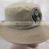 Gray With Embroidered Badge Bucket Hat thumbnail-1