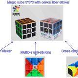 YUXIN Hot Sale Magic Cube With Carbon Fiber Sticker Anti-pop Speed Cube Puzzle Educational Toys for Kids 1637 thumbnail-2