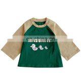 Fall Kids Long Sleeve Baby Girls Printed T Shirt Quality Chinese Products 100% Cotton Girls Clothing thumbnail-2