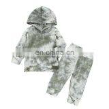 Newborn Baby Girls Boys Tie-dye Outfits Long Sleeve Tops T Shirt + Pants Spring Autumn Clothing Children Clothes Set 1-6Years thumbnail-3