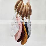 Organic Cotton Leaf Pacifier Beech Wood Baby Teether Ring thumbnail-4