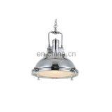 European Designer Industrial Copper Chrome Metal Loft Pendant Lamp thumbnail-4