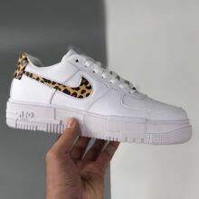 Nike Wmns Air Force 1 Pixel QS LowParticle Beige Shoes in Black/White thumbnail-4
