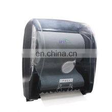 Mechanical Auto-Cut Roll Towel Dispenser Manual Plastic Paper Towel Roll Dispenser thumbnail-4