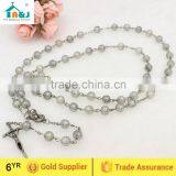 Plastic Rosary Bead Wholesale Cross Necklace thumbnail-1