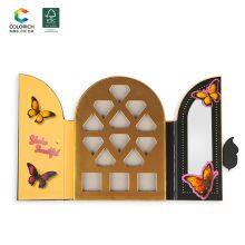 Customize 6 Colors Empty Eyeshadow Palette to Create Your Own Private Label Pink Empty Eyeshadow Palette Case thumbnail-2