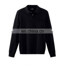 Men Half Zip Polo Neck Pullover Sweater,Men Cashmere Silk Sweater thumbnail-1